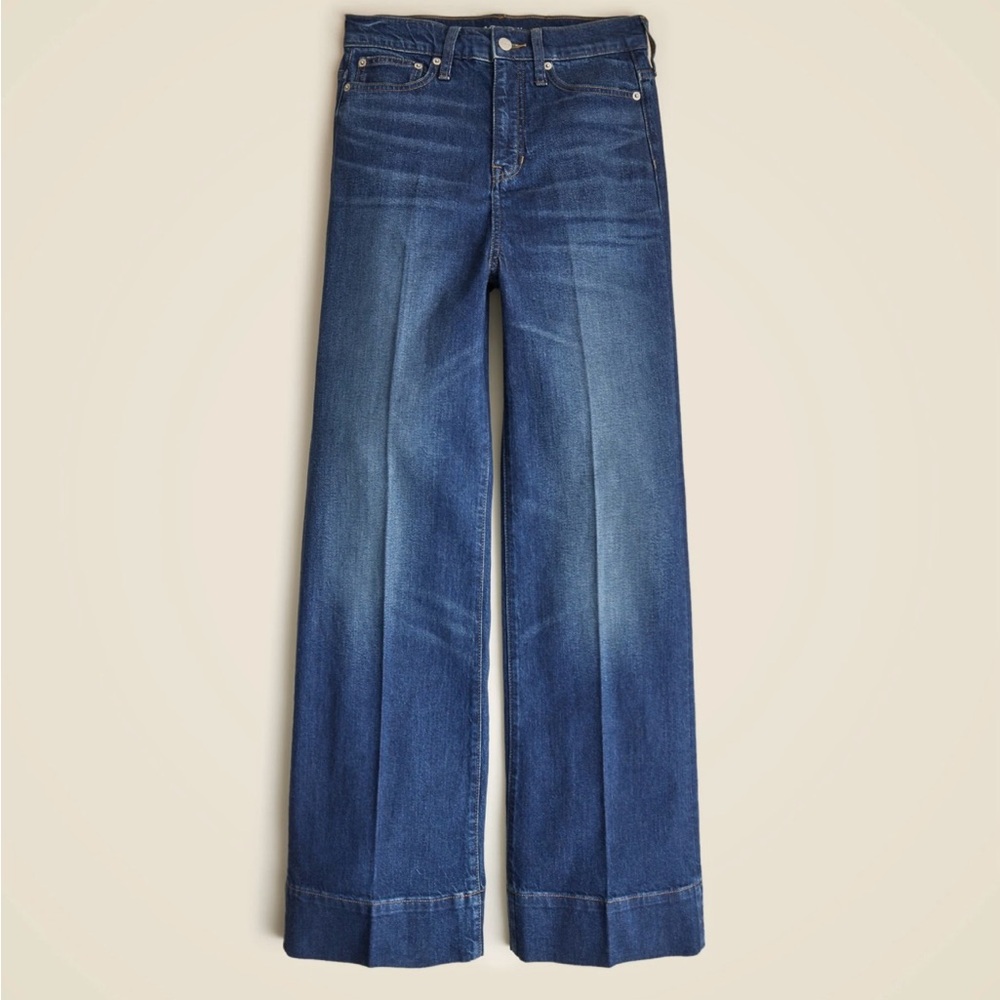J. Crew Dark Blue Flare Jeans